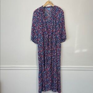 Draper James Women’s Floral Maxi Dress Multicolored 3X
